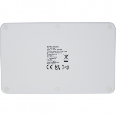 Logo trade advertising product photo of: Medake 10W bamboo wireless charger