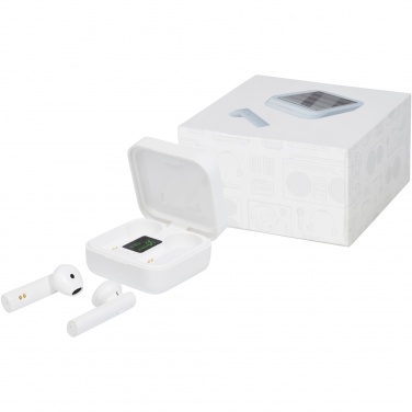 Logotrade promotional gift image of: Tayo solar charging TWS earbuds 