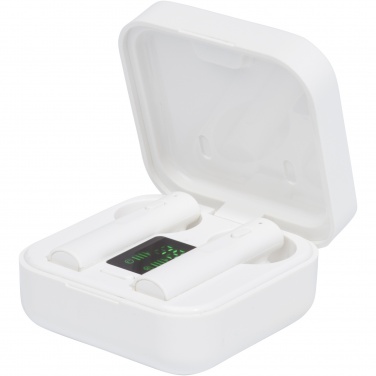 Logo trade promotional gifts image of: Tayo solar charging TWS earbuds 