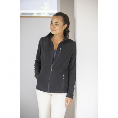 Logo trade corporate gift photo of: Amber women's GRS recycled full zip fleece jacket