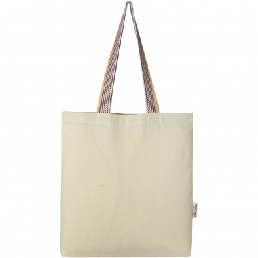 Logotrade promotional items photo of: Rainbow 180 g/m² recycled cotton tote bag 5L