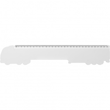 Logo trade advertising products image of: Tait 30cm lorry-shaped recycled plastic ruler