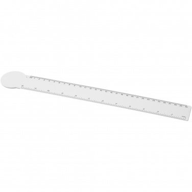 Logotrade corporate gift image of: Tait 30cm circle-shaped recycled plastic ruler