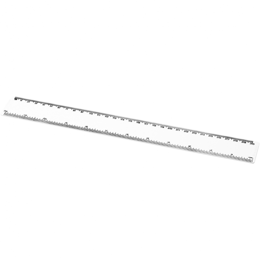 Logo trade promotional gifts image of: Refari 30 cm recycled plastic ruler