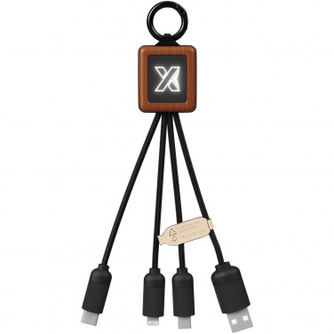 Logo trade advertising products picture of: SCX.design C19 wooden easy to use cable
