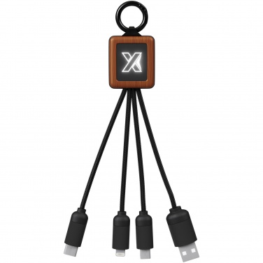 Logo trade promotional items image of: SCX.design C19 wooden easy to use cable