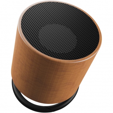 Logo trade corporate gift photo of: SCX.design S27 3W wooden ring speaker