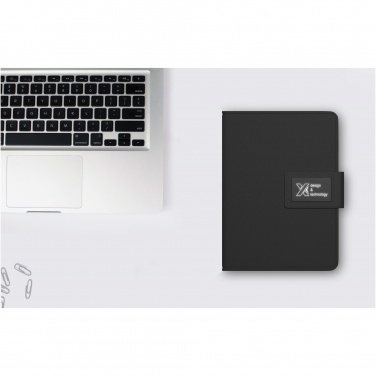 Logo trade promotional product photo of: SCX.design O16 A5 light-up notebook power bank