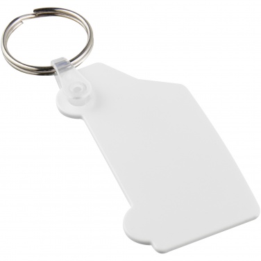 Logotrade promotional products photo of: Tait van-shaped recycled keychain