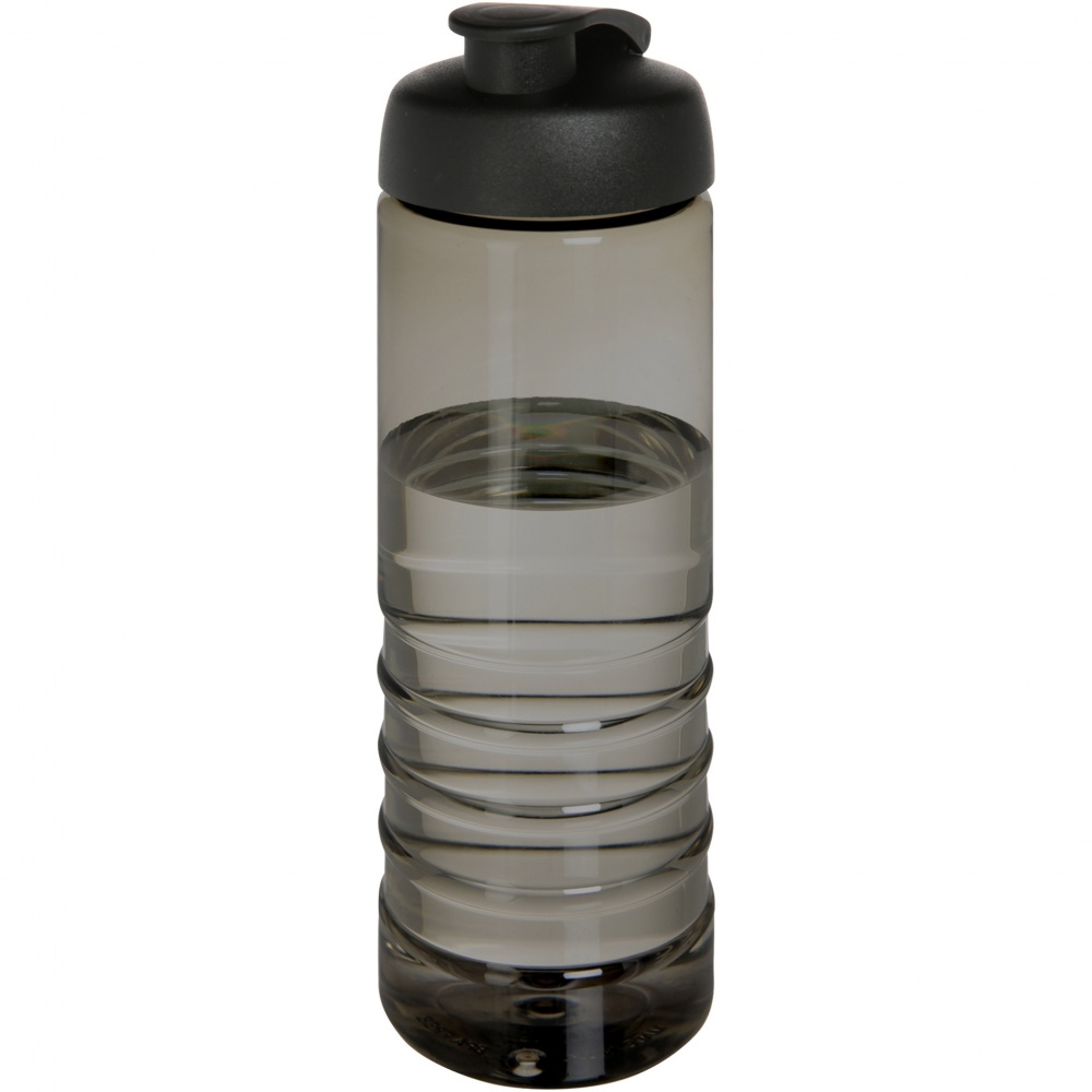 Logo trade business gifts image of: H2O Active® Eco Treble 750 ml flip lid sport bottle