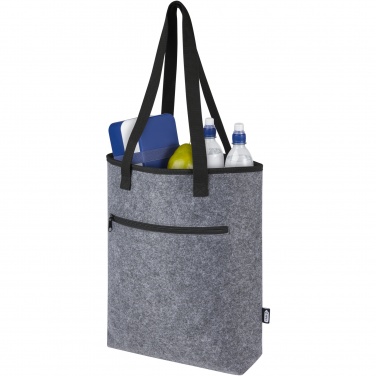 Logotrade business gift image of: Felta GRS recycled felt cooler tote bag 12L