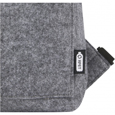 Logo trade promotional items image of: Felta GRS recycled felt roll-top bike bag 13L