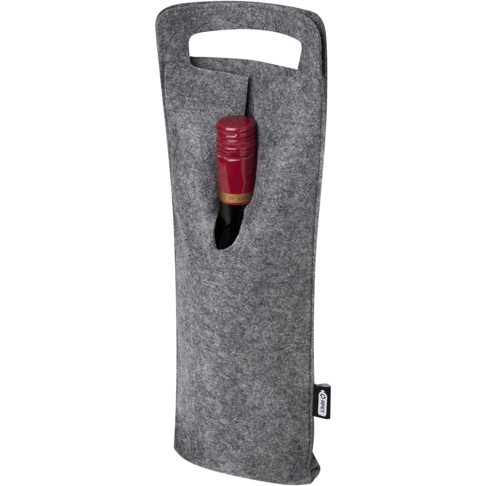 Logotrade promotional merchandise picture of: Felta 75 cl GRS recycled felt wine bag