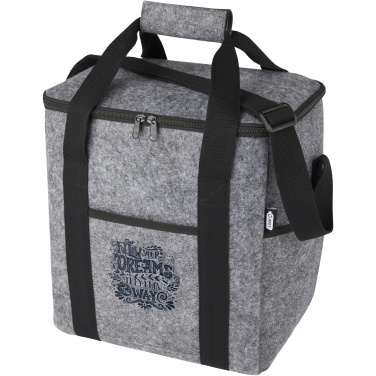 Logo trade corporate gifts picture of: Felta GRS recycled felt bottle cooler bag 21L