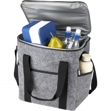 Logo trade promotional merchandise photo of: Felta GRS recycled felt bottle cooler bag 21L