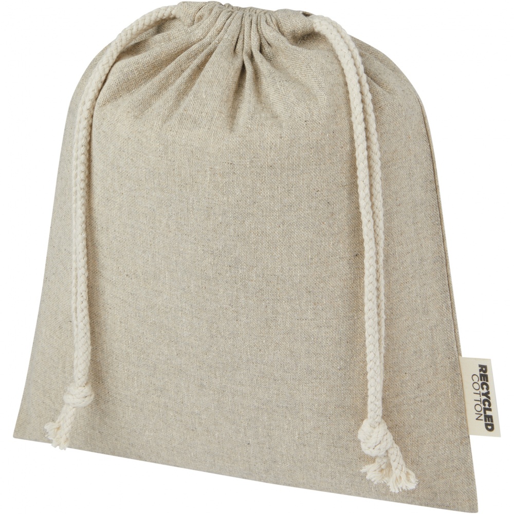 Logo trade promotional merchandise picture of: Pheebs 150 g/m² GRS recycled cotton gift bag medium 1.5L