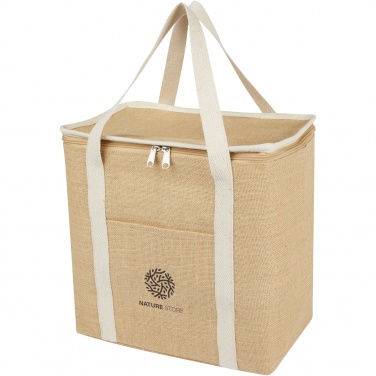 Logotrade advertising product image of: Juta 300 g/m² jute cooler bag 19L