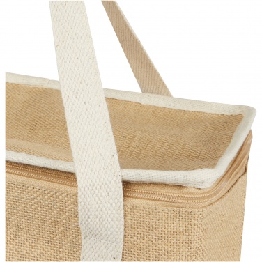 Logo trade promotional products image of: Juta 300 g/m² jute cooler bag 19L