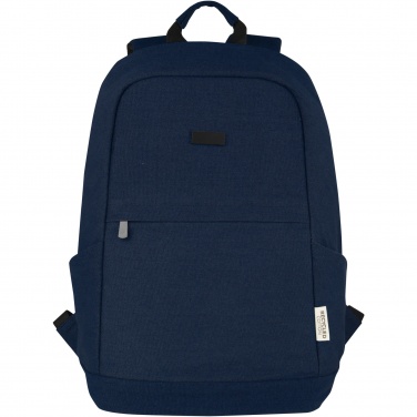 Logotrade promotional giveaways photo of: Joey 15.6" GRS recycled canvas anti-theft laptop backpack 18L