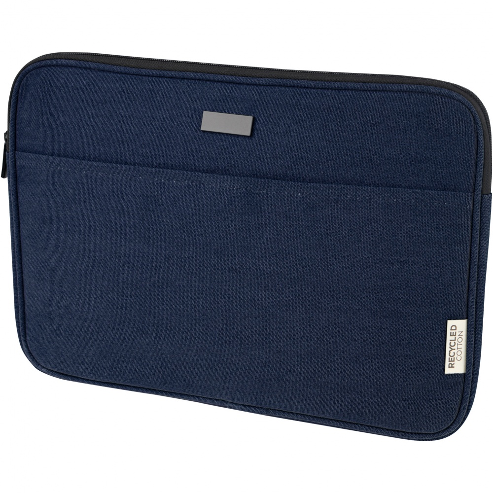 Logo trade promotional items image of: Joey 14" GRS recycled canvas laptop sleeve 2L