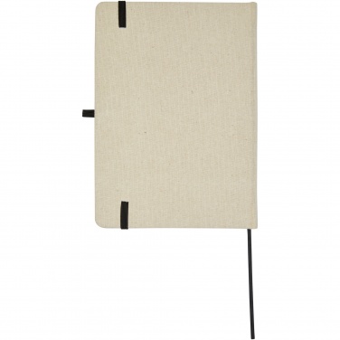 Logo trade promotional giveaway photo of: Tutico organic cotton hardcover notebook