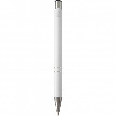 Logo trade promotional merchandise photo of: Moneta recycled aluminium ballpoint pen
