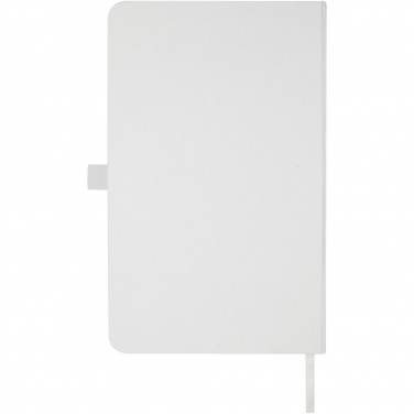 Logo trade promotional item photo of: Fabianna crush paper hard cover notebook