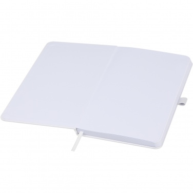 Logo trade promotional items image of: Fabianna crush paper hard cover notebook