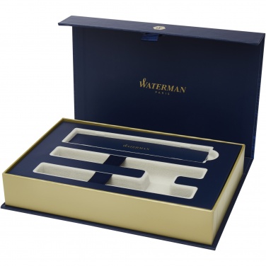 Logo trade promotional item photo of: Waterman Allure rollerball and ballpoint pen set 