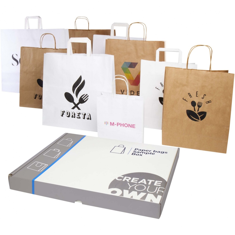 Logotrade promotional giveaways photo of: Kraft paper bags sample box