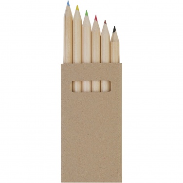 Logotrade promotional merchandise image of: Artemaa 6-piece pencil colouring set