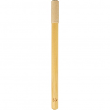 Logo trade promotional product photo of: Perie bamboo inkless pen