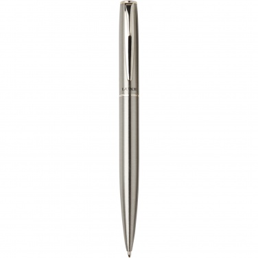 Logo trade business gifts image of: Didimis recycled stainless steel ballpoint and rollerball pen set
