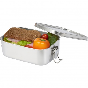 Logo trade business gifts image of: Titan recycled stainless steel lunch box