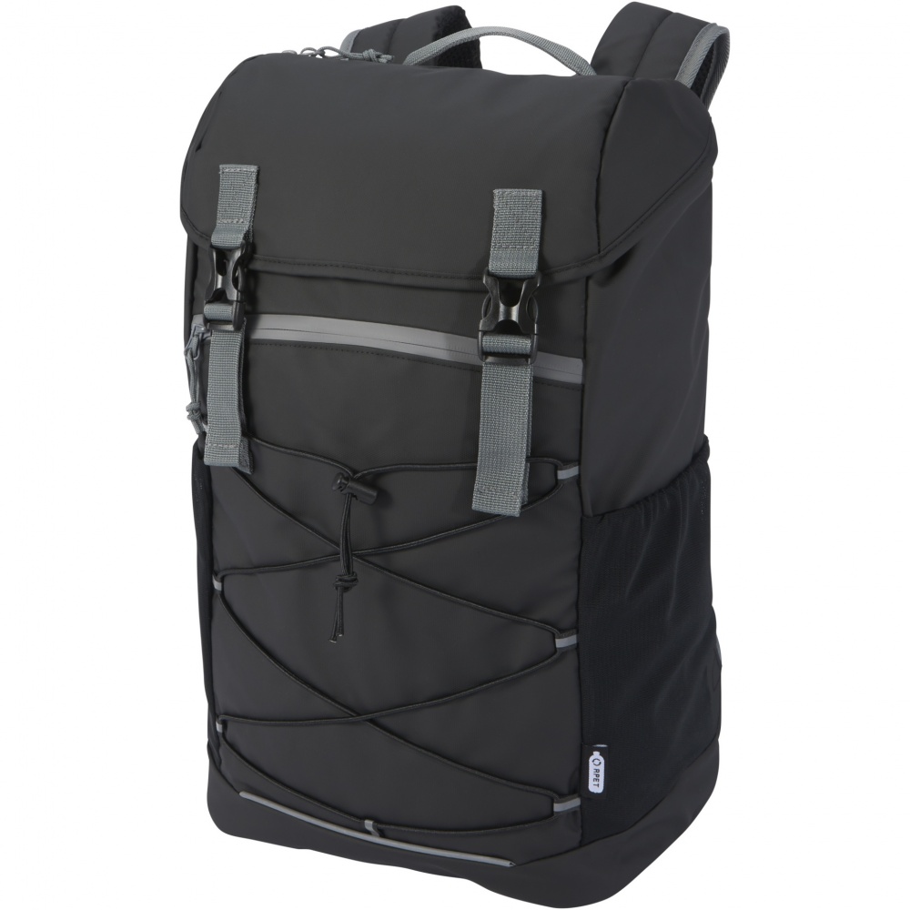 Logo trade advertising products image of: Aqua 15.6" GRS recycled water resistant laptop backpack 23L