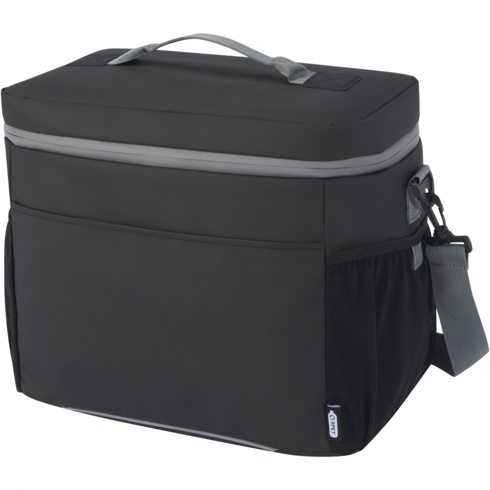 Logo trade promotional item photo of: Aqua 20-can GRS recycled water resistant cooler bag 22L