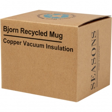 Logotrade promotional item picture of: Bjorn 360 ml RCS certified recycled stainless steel mug with copper vacuum insulation