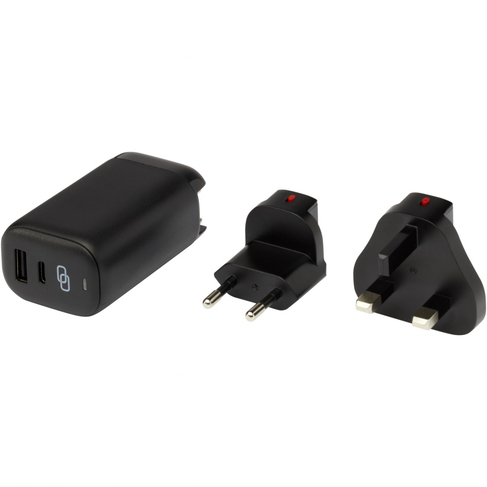 Logotrade promotional product picture of: ADAPT 25W recycled plastic PD travel charger