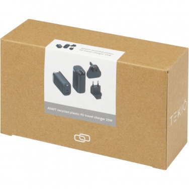 Logotrade promotional product image of: ADAPT 25W recycled plastic PD travel charger