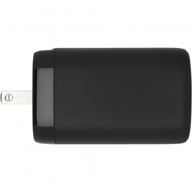 Logo trade promotional merchandise image of: ADAPT 25W recycled plastic PD travel charger