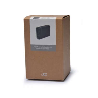 Logo trade promotional gift photo of: ADAPT 72W recycled plastic PD power station