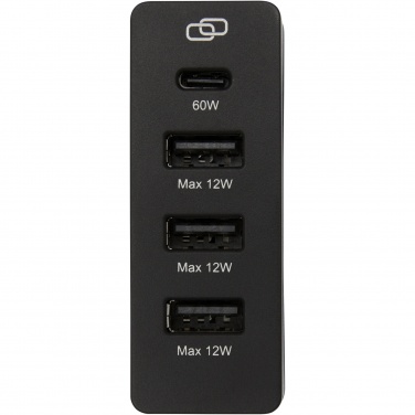 Logo trade business gift photo of: ADAPT 72W recycled plastic PD power station