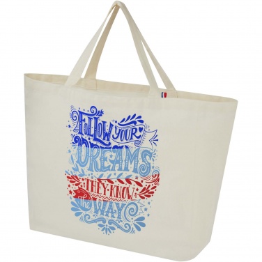 Logotrade business gift image of: Cannes 200 g/m2 recycled shopper tote bag 10L
