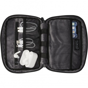 Logo trade promotional gifts picture of: Rise GRS recycled organiser pouch  