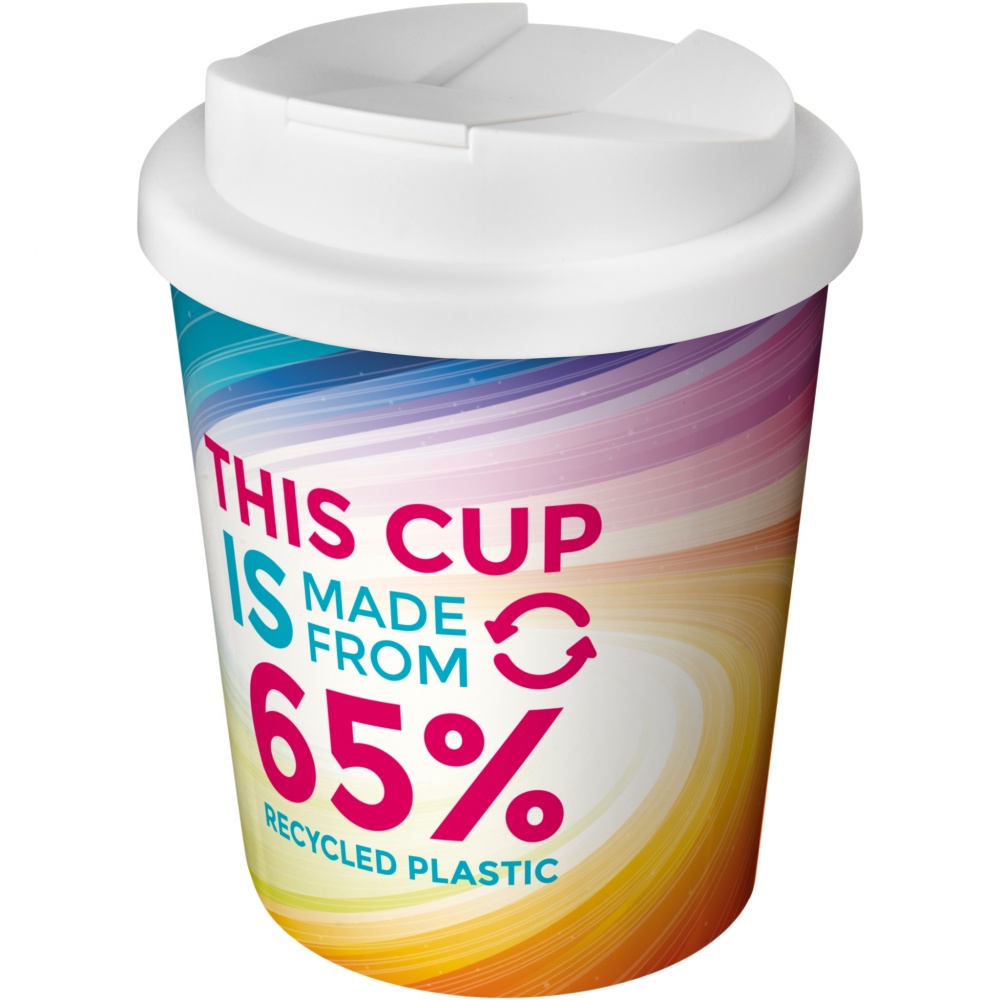 Logo trade promotional products image of: Brite-Americano Espresso Eco 250 ml spill-proof insulated tumbler