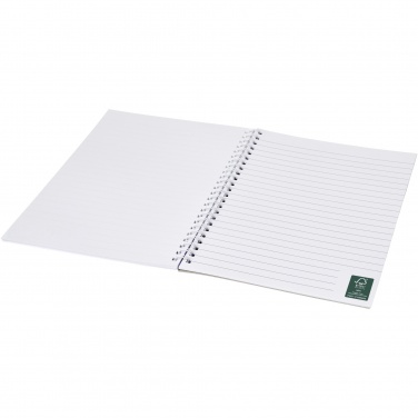Logo trade promotional item photo of: Desk-Mate® A5 spiral notebook with printed back cover