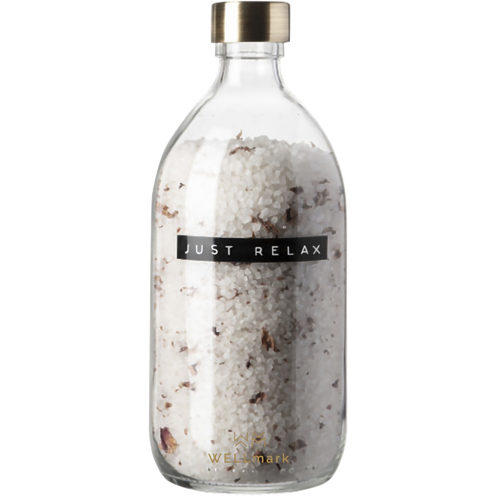 Logotrade promotional merchandise picture of: Wellmark Just Relax 500 ml bath salt - roses fragrance