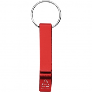 Logo trade corporate gift photo of: Tao RCS recycled aluminium bottle and can opener with keychain 