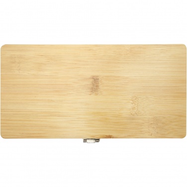 Logotrade promotional gift image of: Rivet 19-piece bamboo/recycled plastic tool set