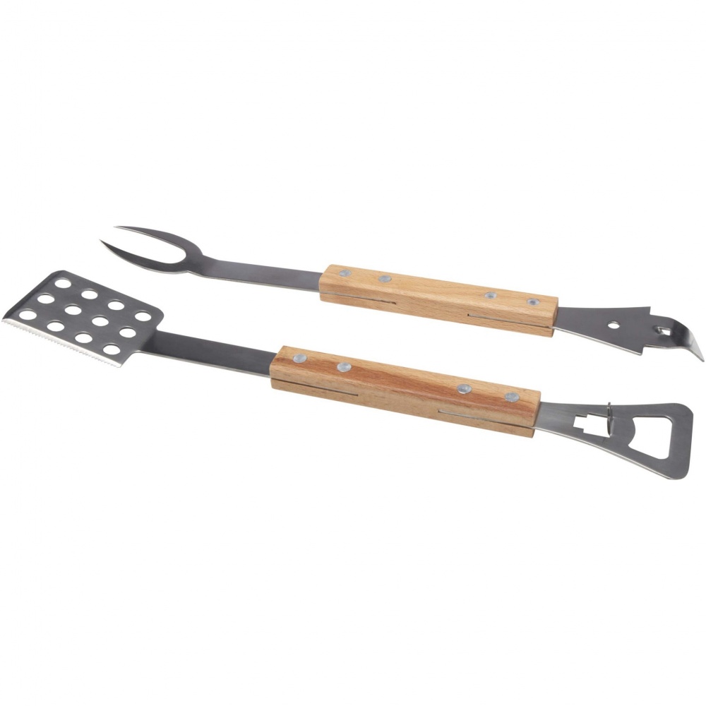 Logo trade promotional merchandise picture of: Fajro BBQ tool set